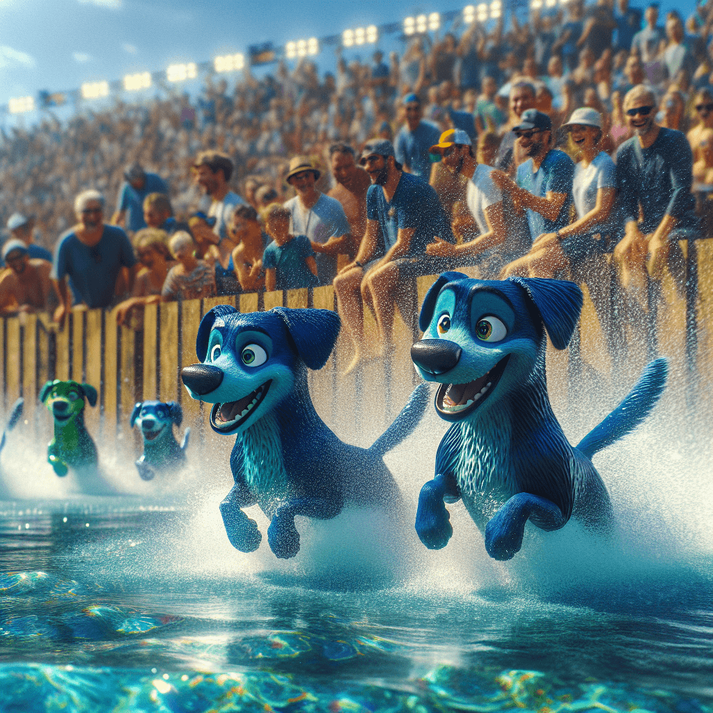 Bluey Bingo live water event